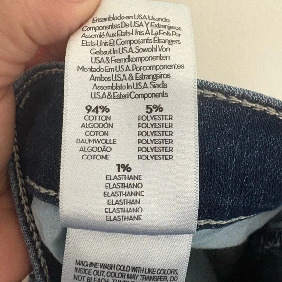 MOTHER Hustler Ankle Heirloom Stretch High Rise Blue Jeans Women’s size 28 NWOT - Picture 10 of 14